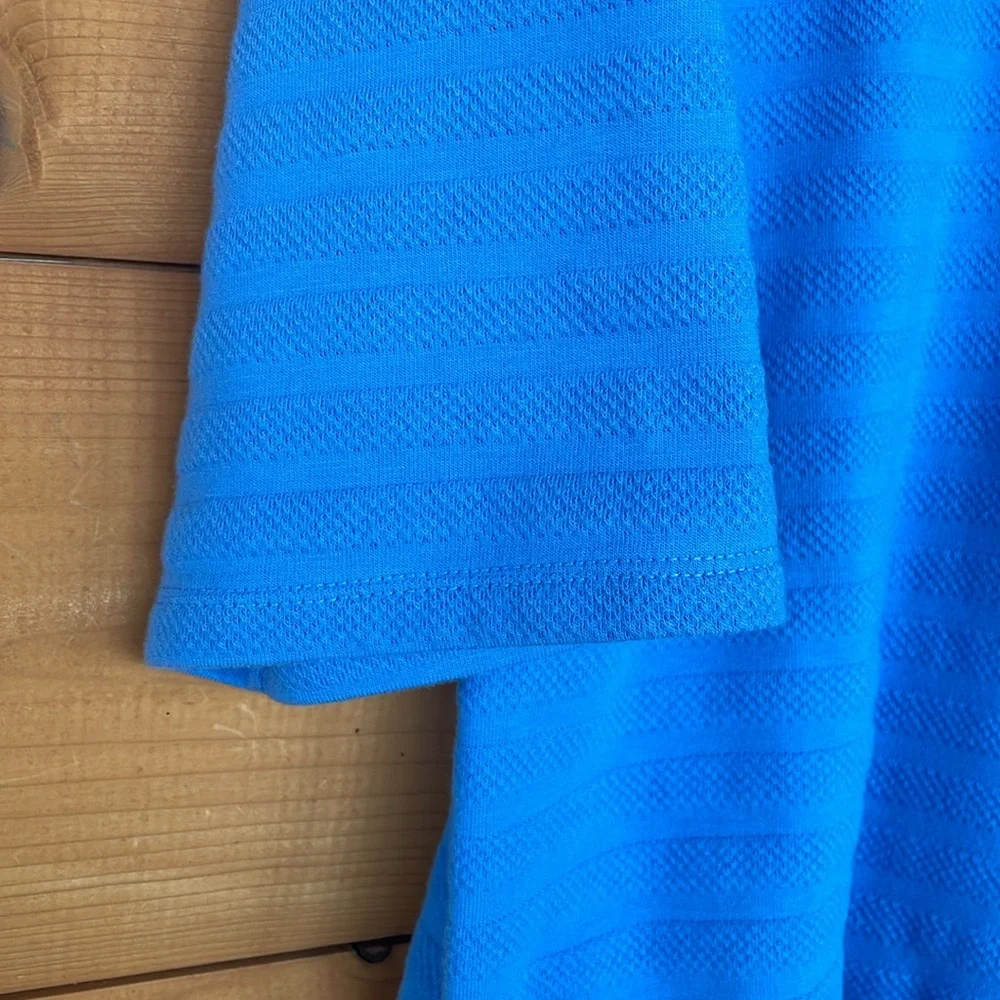 Croft & Barrow plus size XXL textured top with tie bottom. Gently used condition - Picture 8 of 10